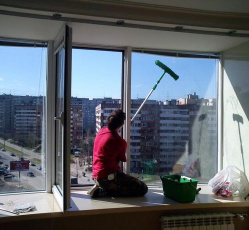 Мытье окон в однокомнатной квартире Месягутово